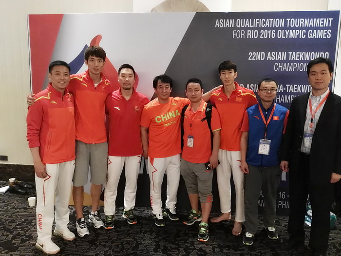 中国跆拳道队出征2014年亚洲跆拳道锦标赛